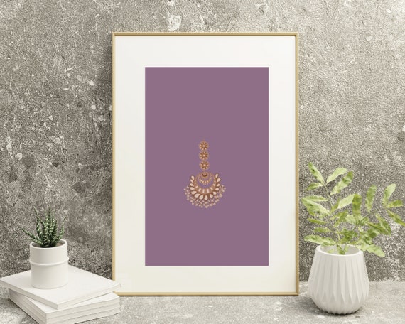 Desi Bridal Tikka Digital Art Download
