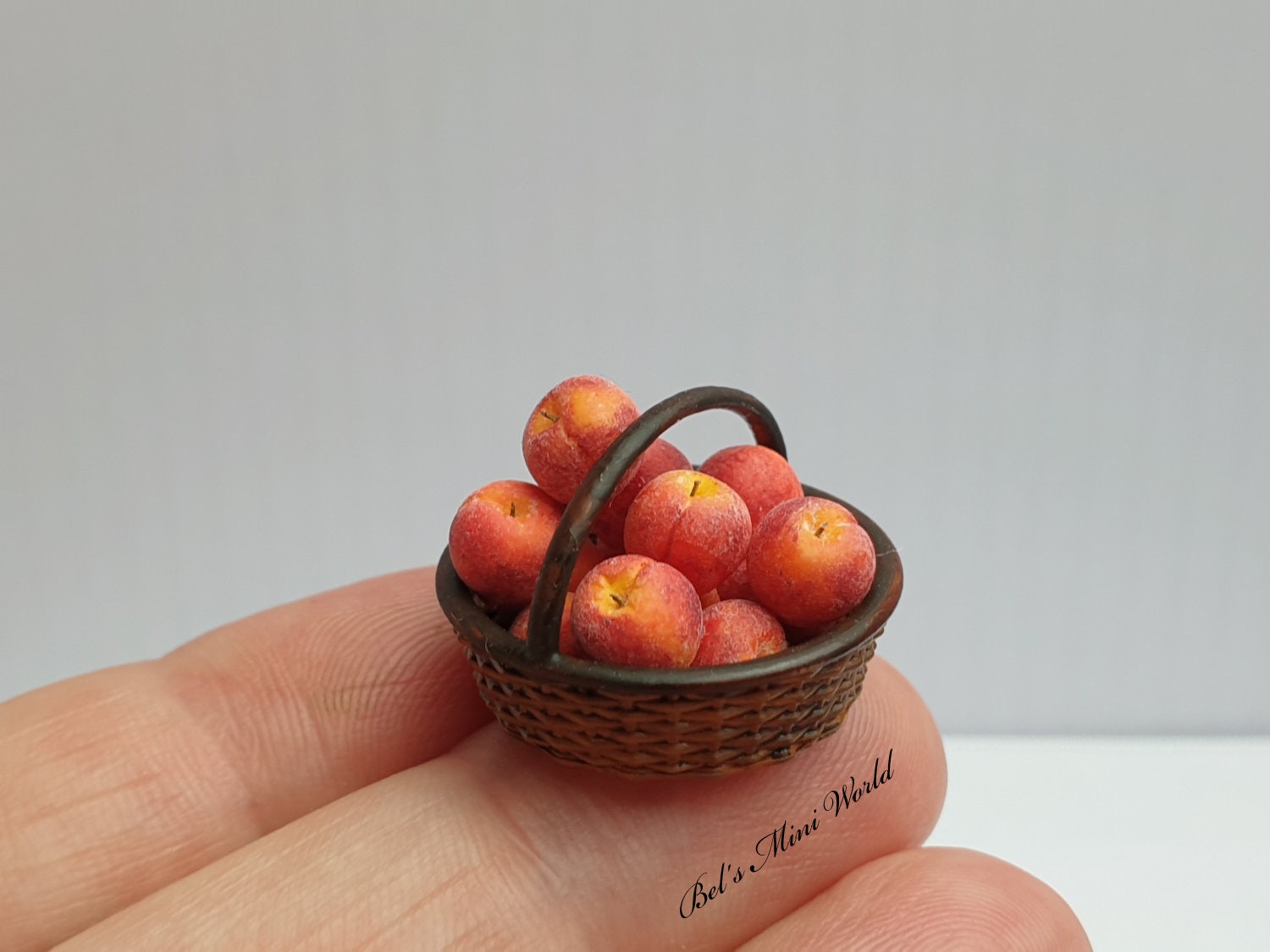 Peaches basket Etsy