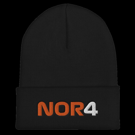 Formula 1 Beanie Hat Driver Name Number 