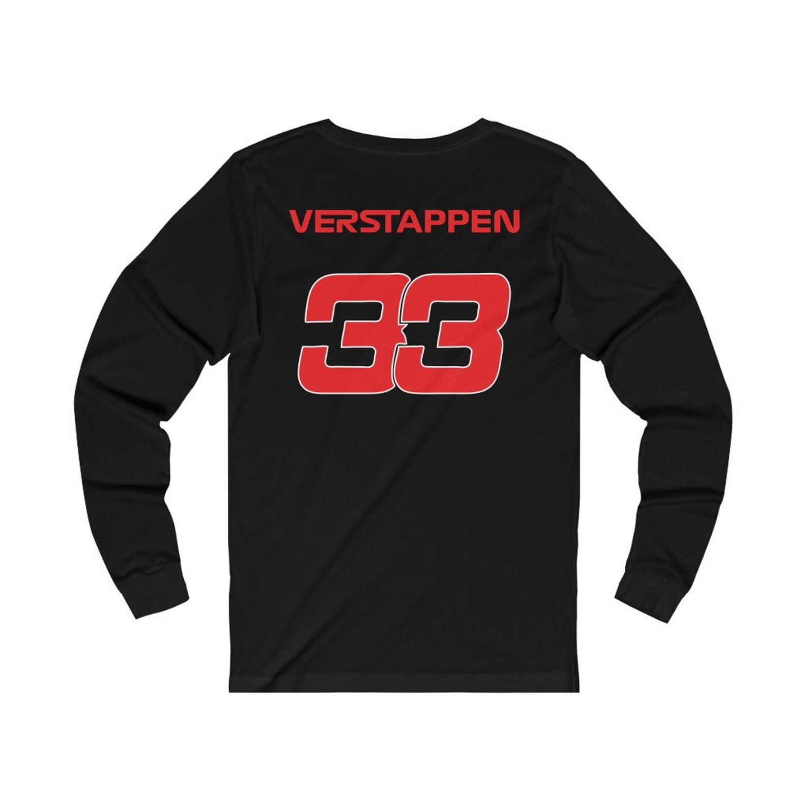 Max Verstappen Long Sleeve T-Shirt Red Bull Racing Formula | Etsy