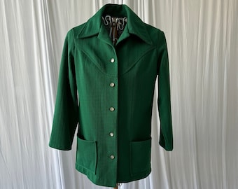 70s Green Western Jacket