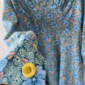 60s does 30s Floral Dress