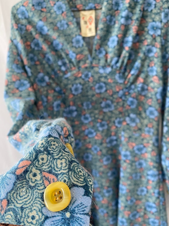 60s does 30s Floral Dress