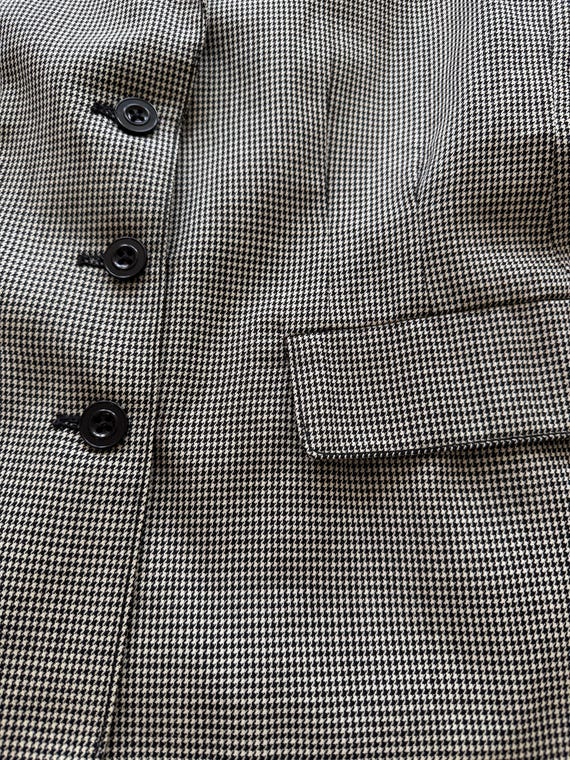 40s Houndstooth Skirt Suit - image 6