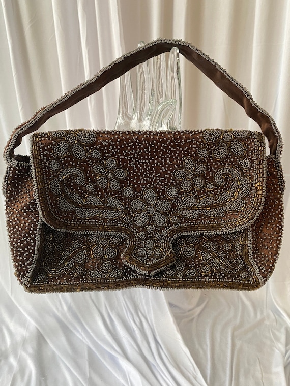 Antique Beaded Handbag