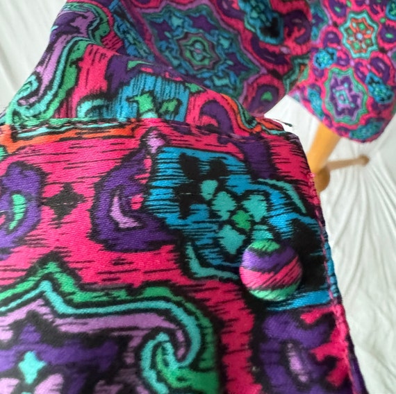 80s DVF Vibrant Blouse! - image 1