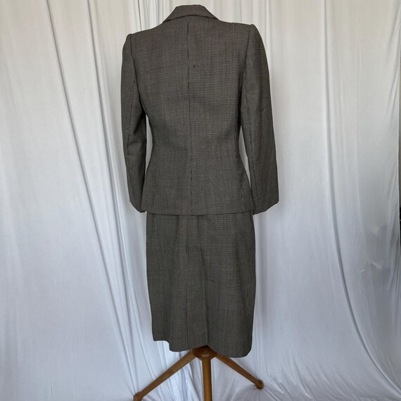 40s Houndstooth Skirt Suit - image 5