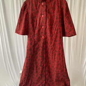 60s Handmade Paisley Dress image 2