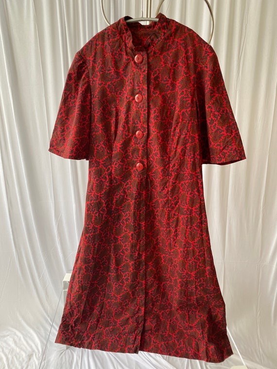 60s Handmade Paisley Dress - image 2