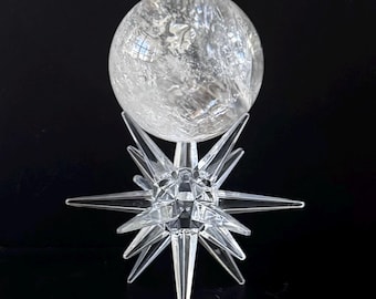 Azeztulite 62mm Sphere, Synergy 13 Stone for spiritual ascension, clearing blockages, healing and aligning chakras