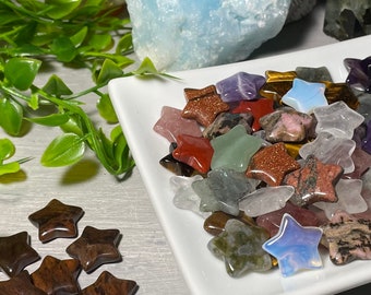 Mini Gemstone Stars for portable magic and crafting