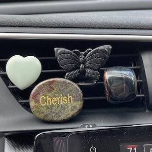 Gemstone Car Vent Clips for protection, love, calm and safety