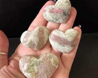 Pink Tourmaline Heart for emotional healing and attracting new love