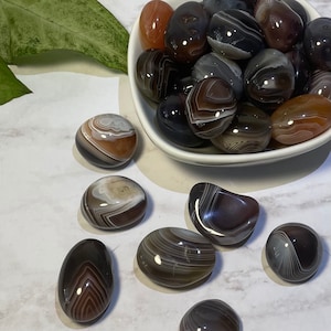 Botswana Banded Agate for cleansing the aura and balancing the emotional and physical body