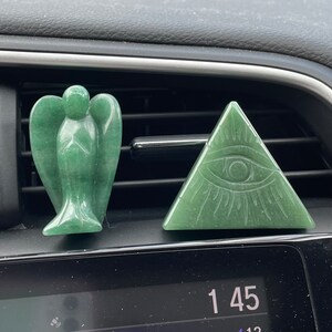 Gemstone Car Vent Clips for manifestation, protection and courage