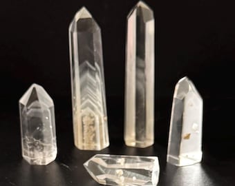 Rare Phantom Clear Quartz Points  for powerful healing, raising vibrations, clearing and multiplied energy