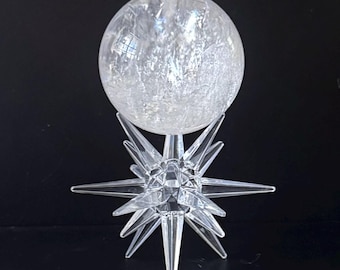 Azeztulite 68mm Sphere, Synergy 13 Stone for spiritual ascension, clearing blockages, healing and aligning chakras