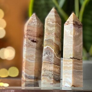 Amber Agate for cleansing, balance, stability and grounding