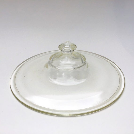 Antiguo Pyrex 168 tapa de cazuela de vidrio transparente con diámetro de  mango de perilla. 3/4 -  México