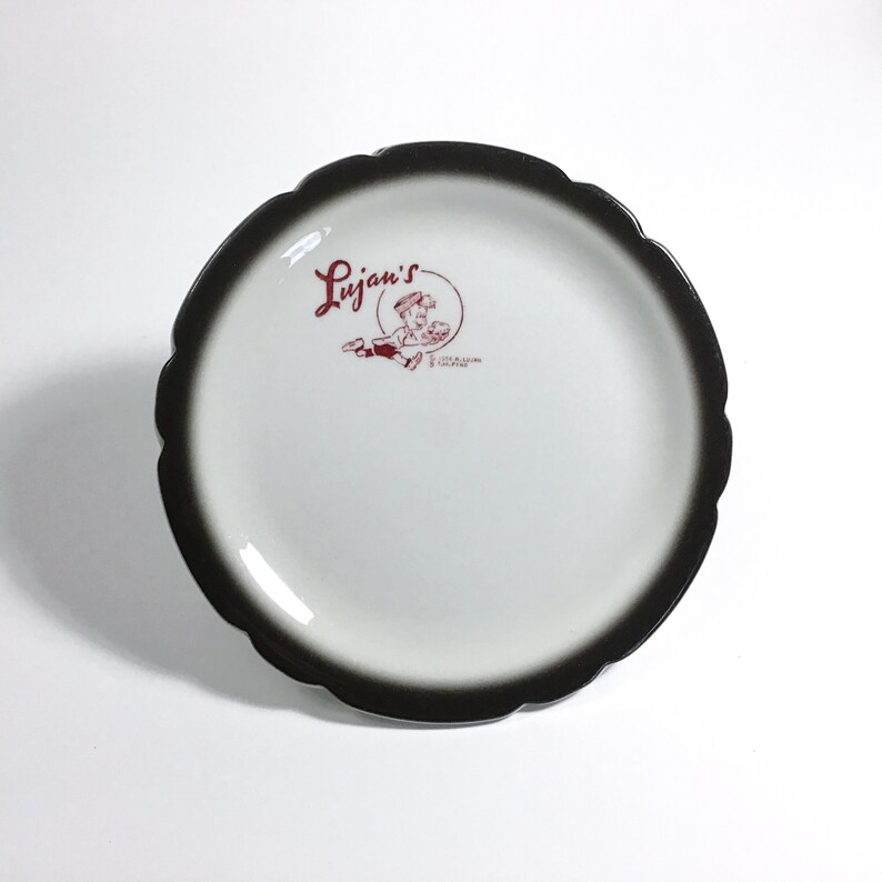 Vintage Lujan's Burger Boy Sandwich Plate Akron Ohio Etsy