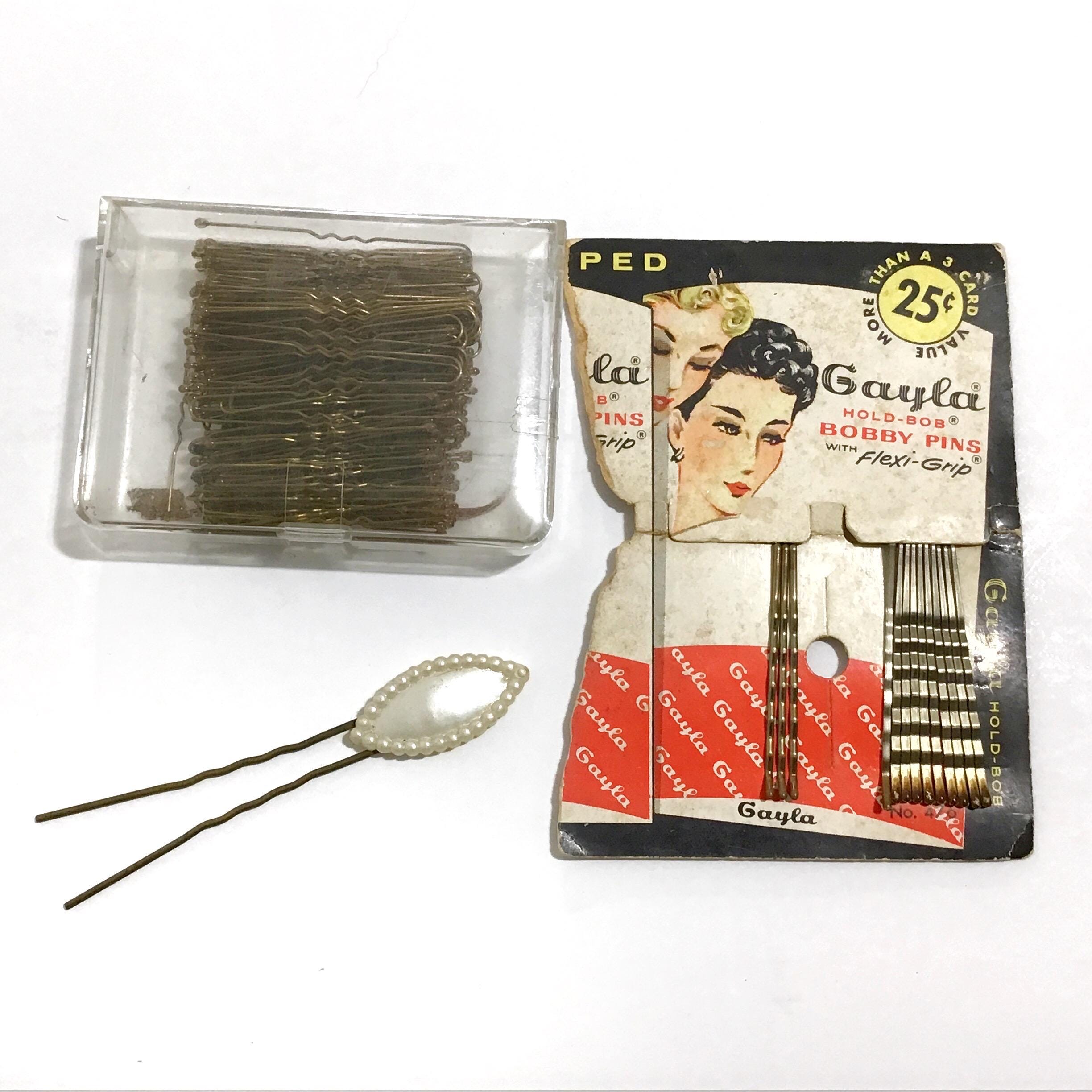 Vintage Ball Tipped Hair Pin - Etsy