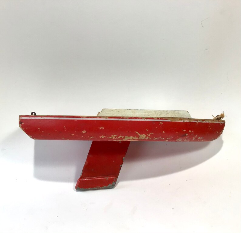 Vintage Pond Boat Pond Yacht Sailboat Wooden Toy Boat Toy Etsy