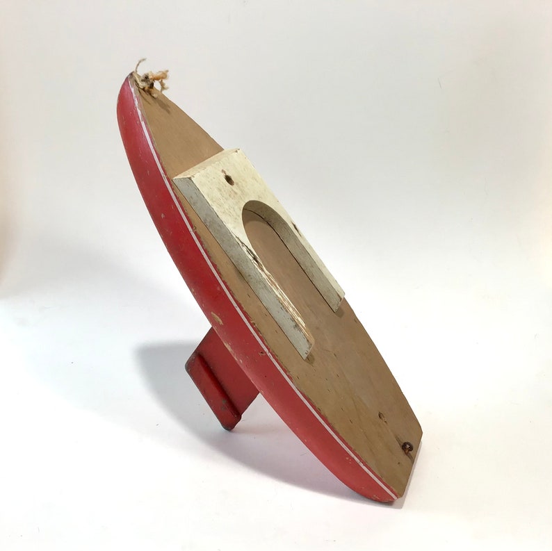 Vintage Pond Boat Pond Yacht Sailboat Wooden Toy Boat Toy Etsy