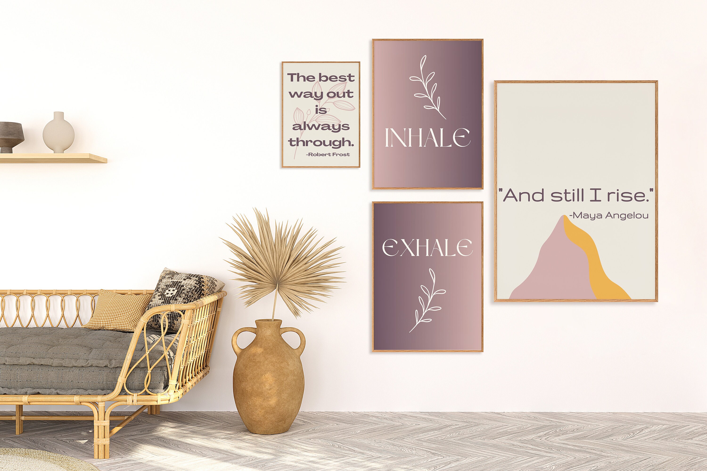 Therapist Posters Art Decor Bundle, Set of 4 Prints, Counseling Office ...