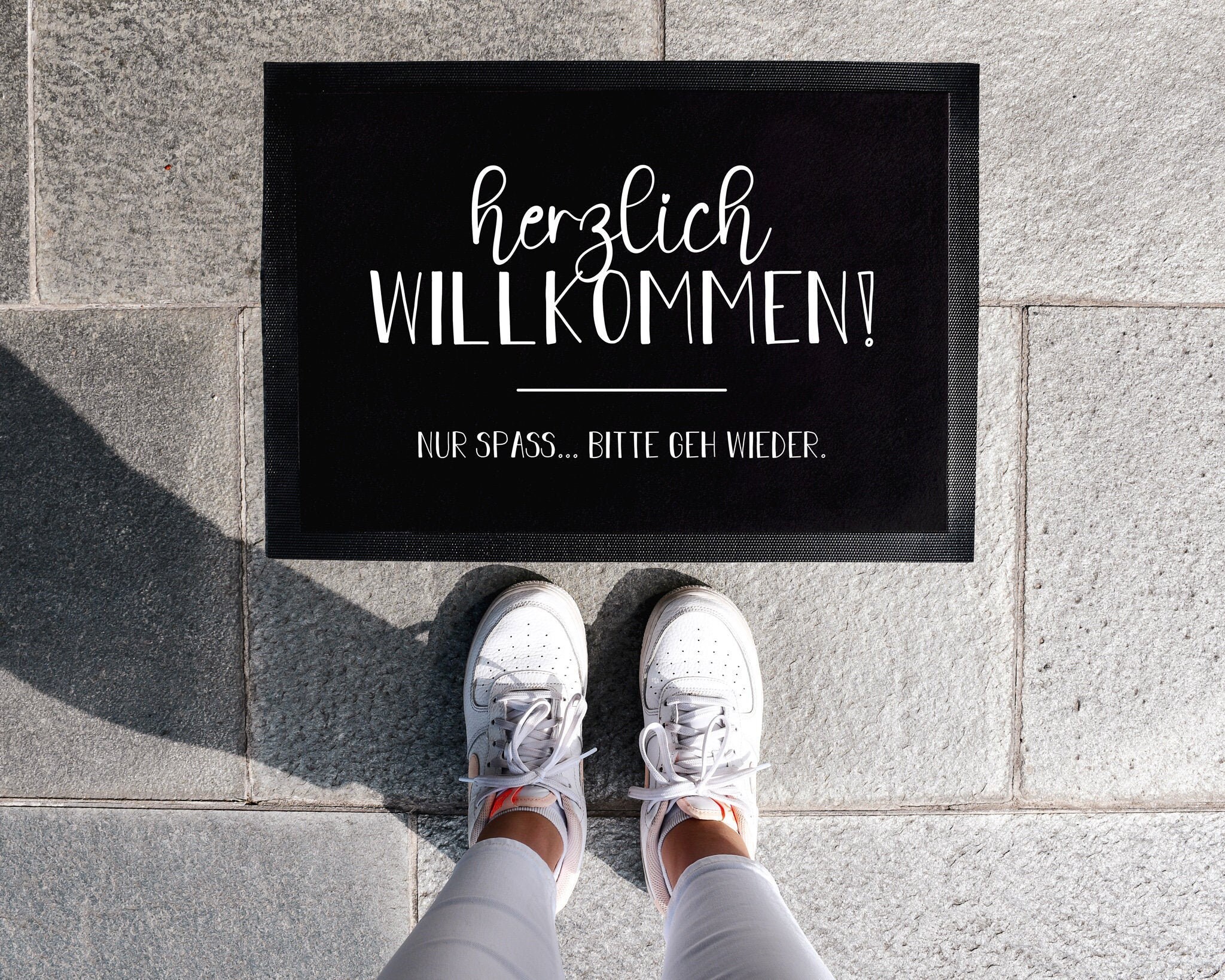 Witzige Fußmatte 60x40 cm mit verschiedenen Sprüche zur Etsy.de
