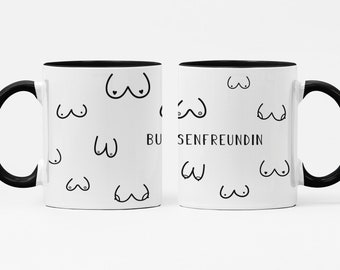 Bosom friend 1.0 | Coffee cup | Handle and interior black | adorable gift for your best and dearest friend | BFF for short