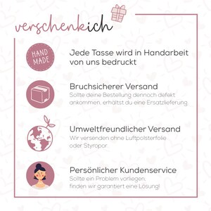 Personalisiertes Tassen Set Herzhenkel mit Wunschnamen und Datum Mrs Mr Mrs Mrs Mr Mr Geschenk für Hochzeit der Eheleute Bild 10