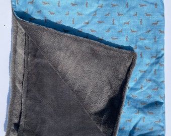 Dachshund Blanket/Throw/blanket/pet gift/Pets Christmas gift sofa cover