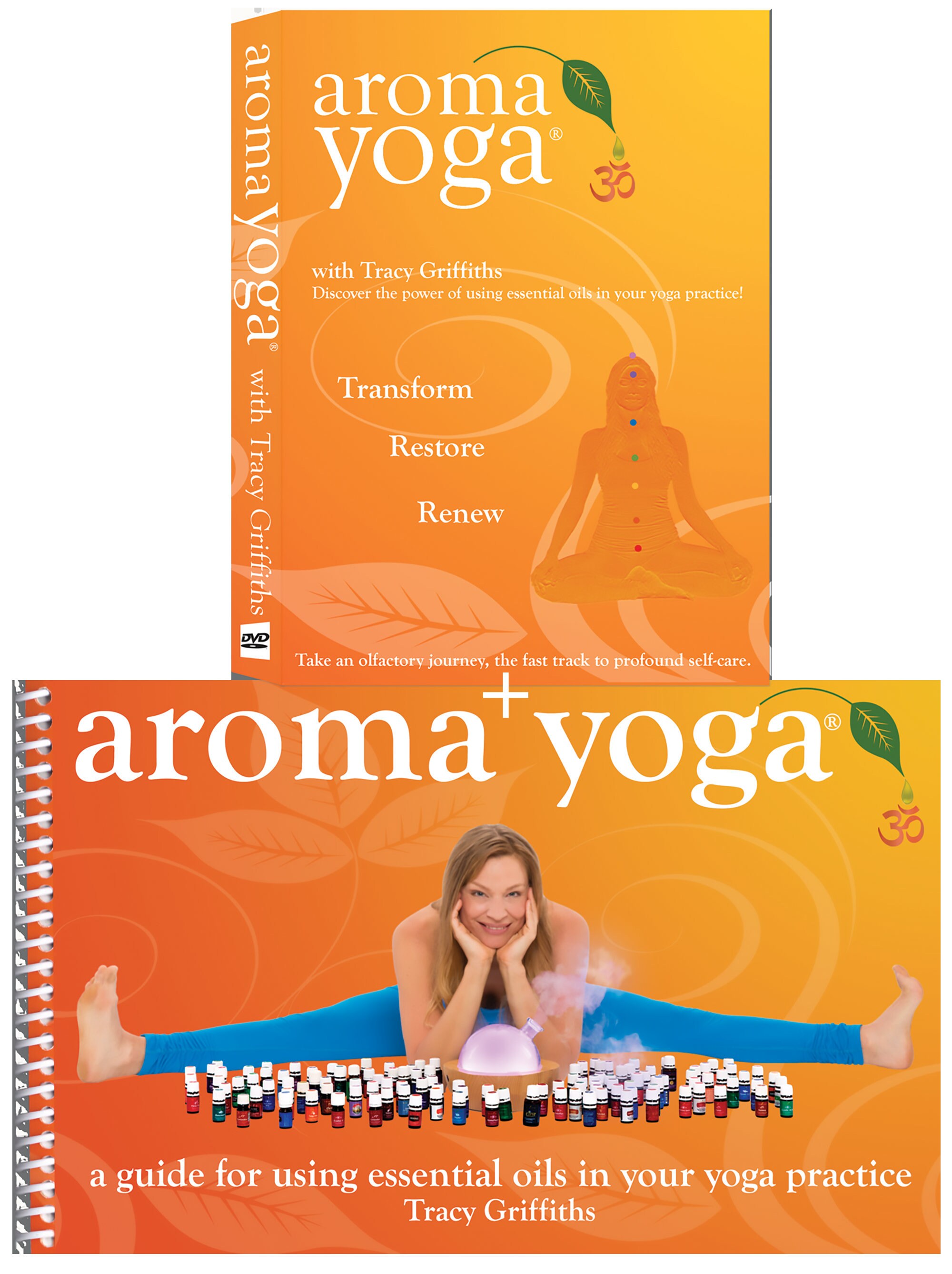 Aroma Yoga®: A Guide for Using Essential Oils in Your Yoga Practice Book +DVD Bundle