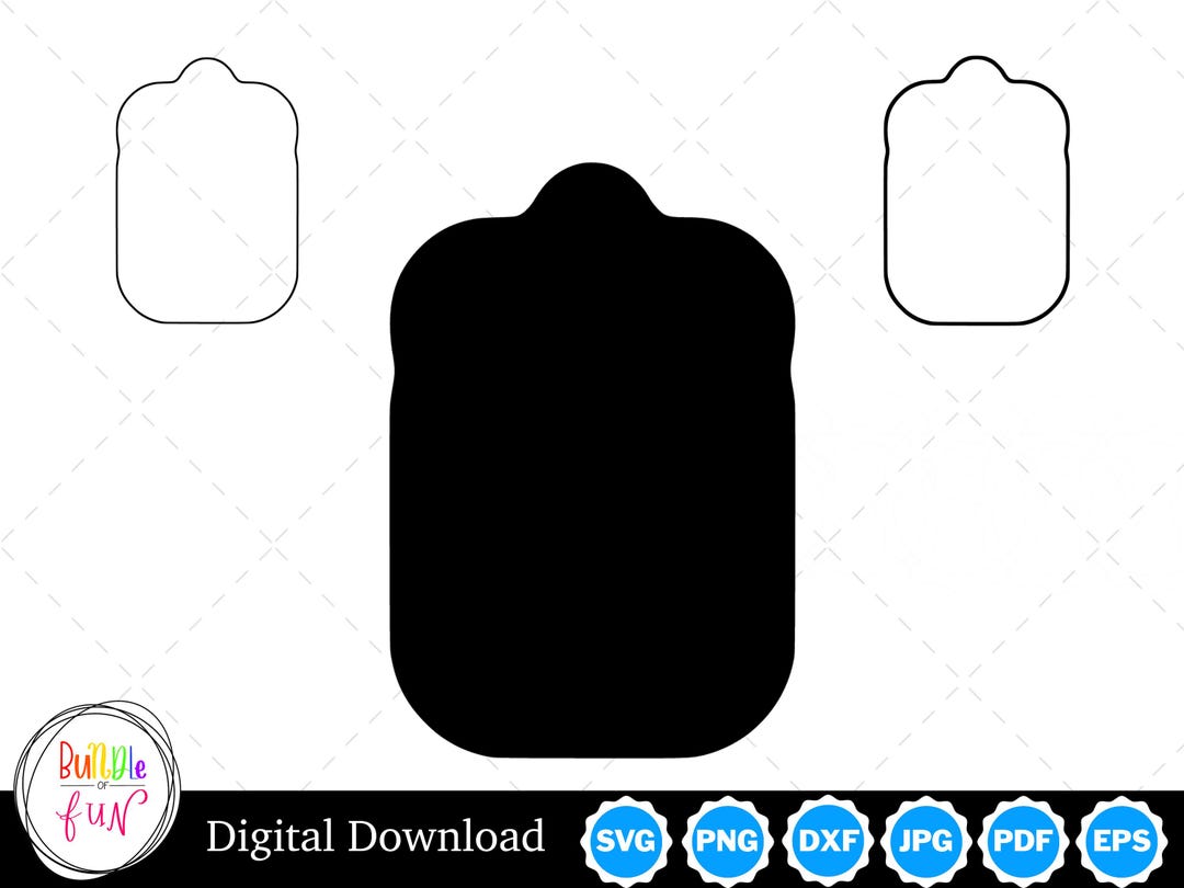 Backpack Cut Numbers Backpack Silhouette With Two Outlines | Backpack SVG Backpack Outline ...