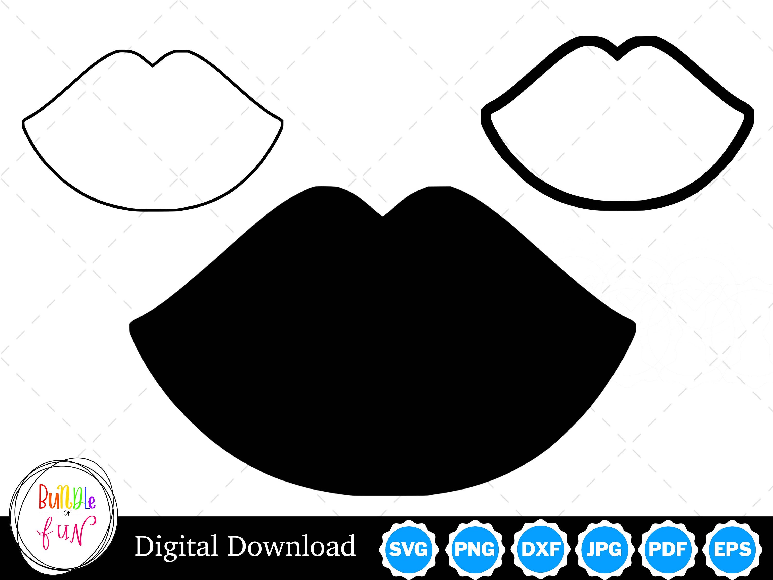 lips outline png