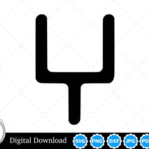 Silhouette di palo della porta da campo con due contorni / SVG di palo della porta da campo SVG di contorno del palo della porta da campo / File di taglio del palo della porta da campo