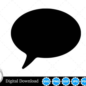 Silhouette di fumetto con due contorni / Fumetto SVG Fumetto SVG Contorno / File di taglio del fumetto
