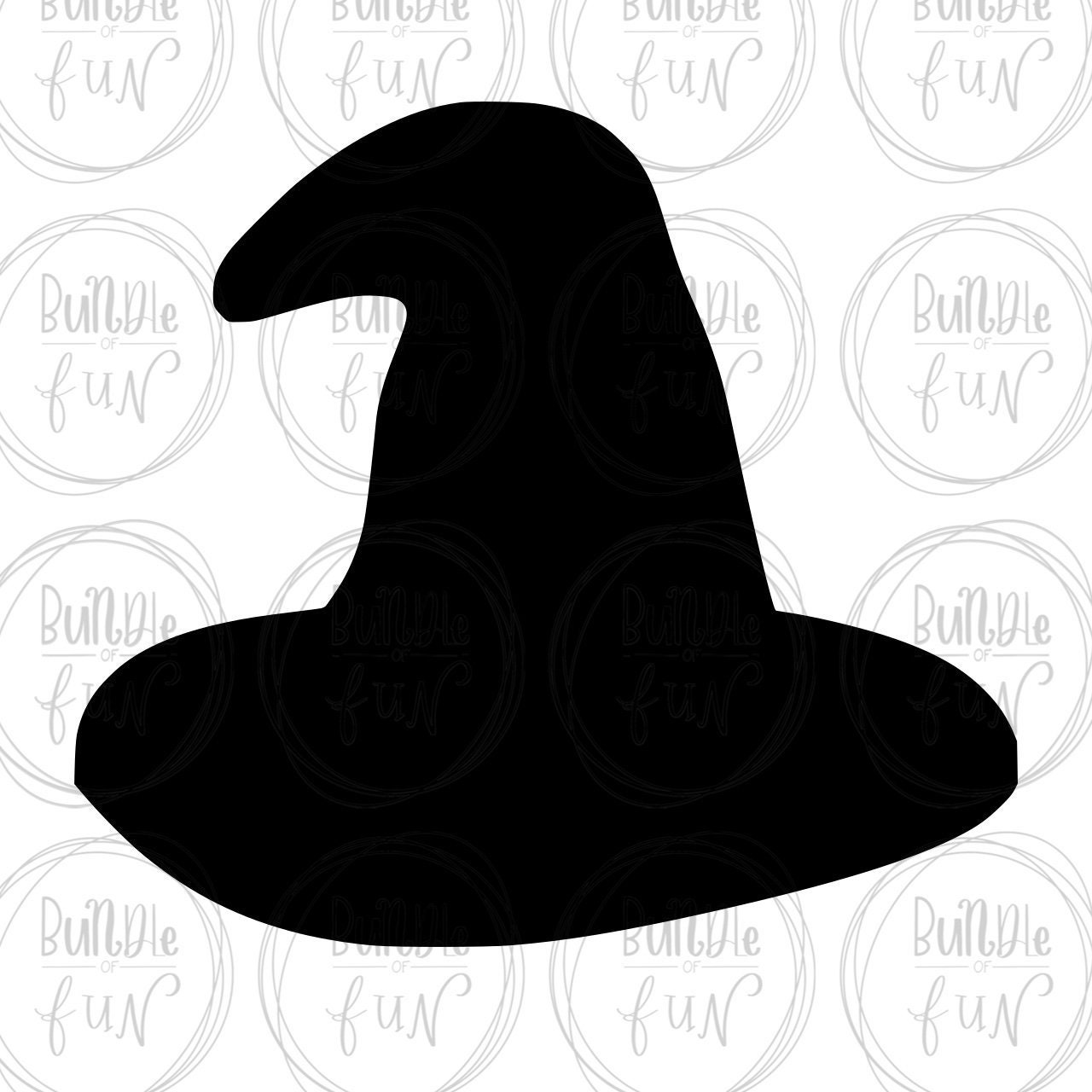 Witch Hat Vector Image with SVG eps pdf png pdf and jpg | Etsy