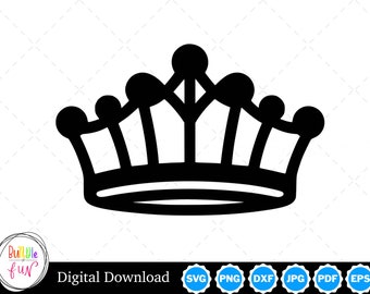 Tiara Silhouette Vector Image with SVG, eps, pdf, png, pdf, and jpg, Instant Digital Download