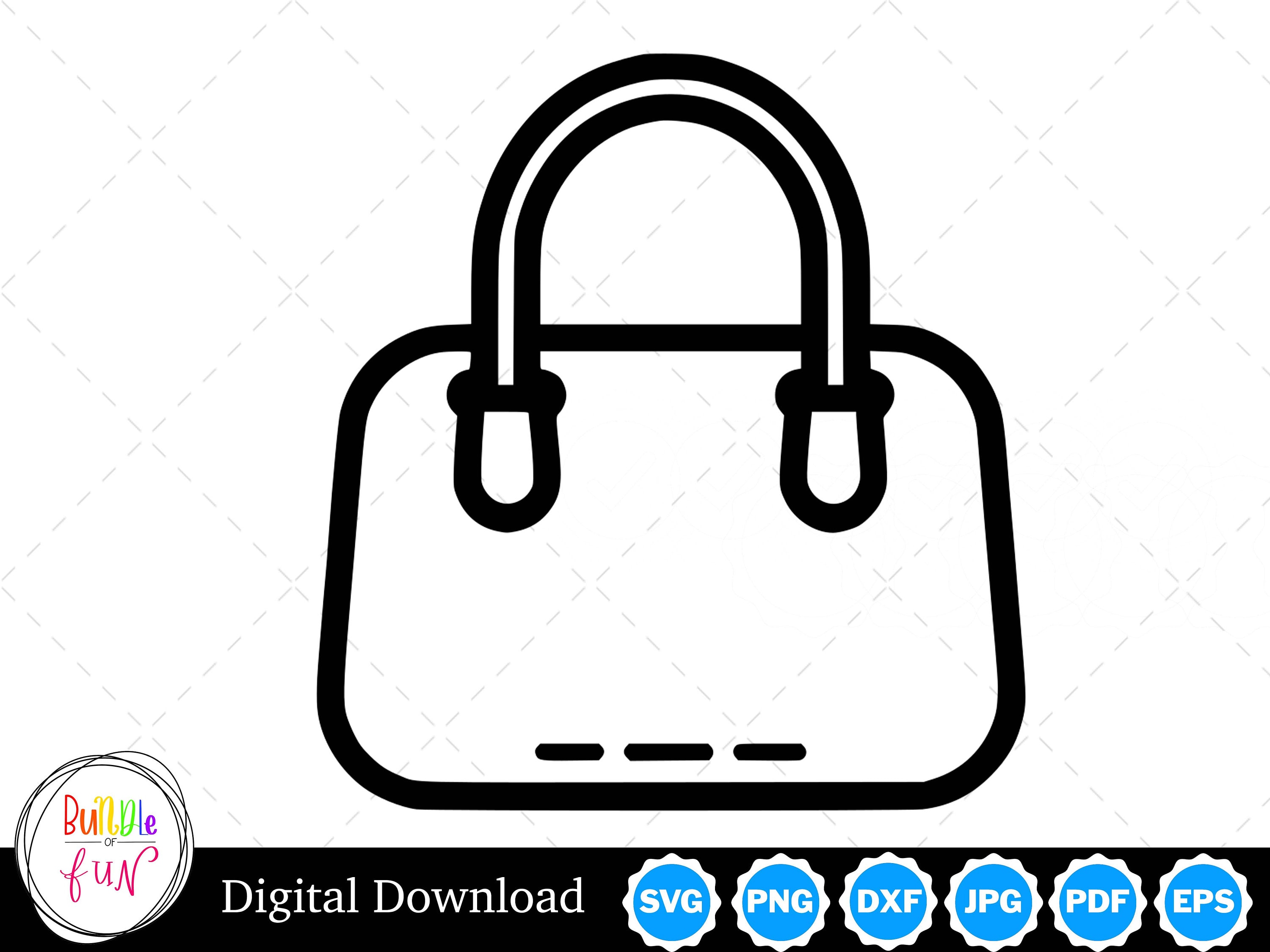 Vector Handbag Handbag Silhouette Vector Image With SVG, Eps, Pdf, Png, Pdf, and Jpg ...