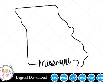 Missouri Svg Digital Download - Etsy