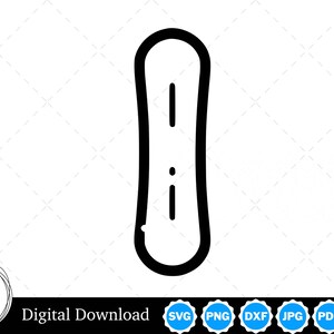 Image vectorielle de silhouette de snowboard avec SVG, eps, pdf, png, pdf et jpg, téléchargement numérique instantané