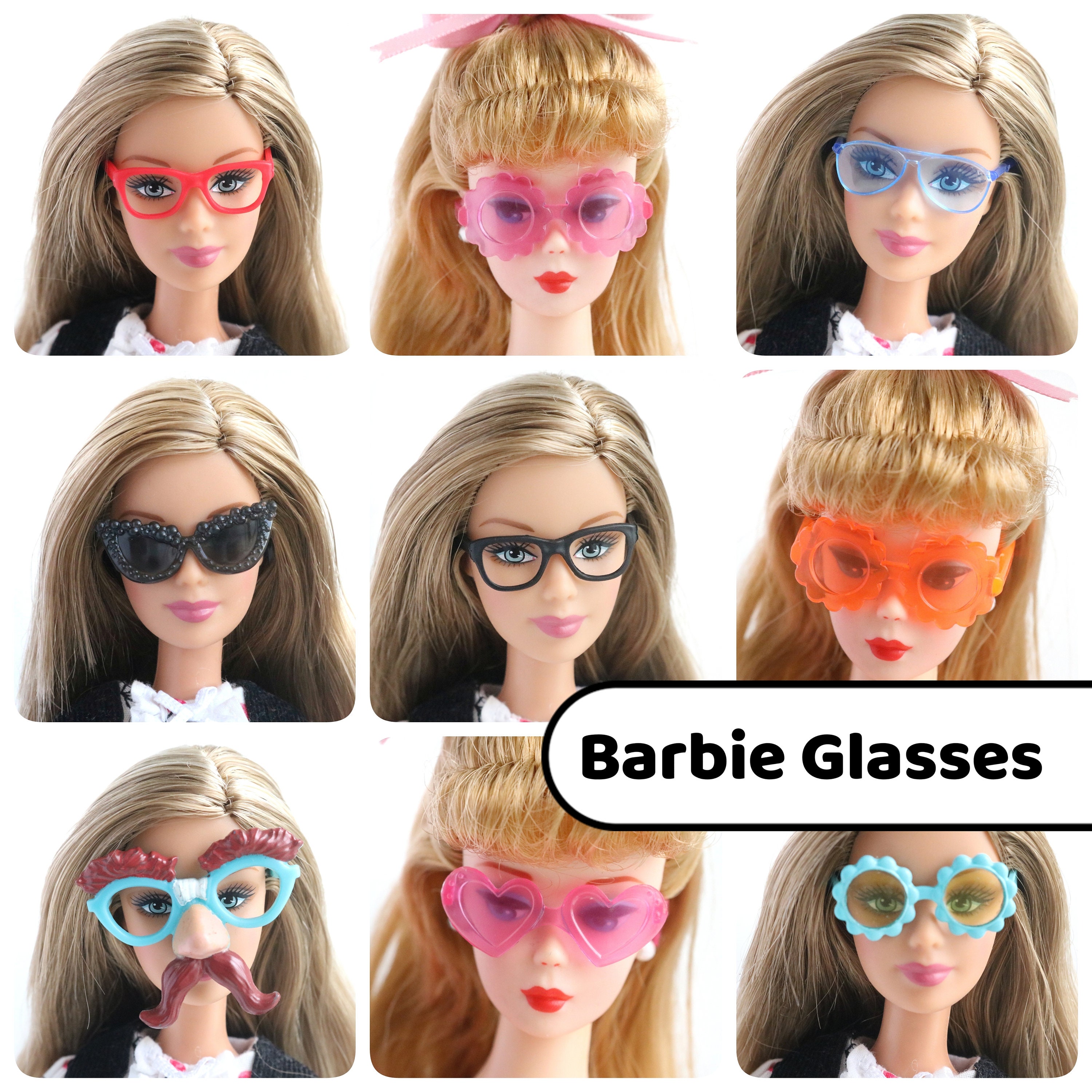 Barbie Doll Glasses Barbie Sunglasses 12 Inch Doll Glasses - Etsy