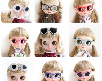 Glasses Para 16 Blythe Doll Negro Claro Glasses Para 16 Blythe Doll Negro Claro