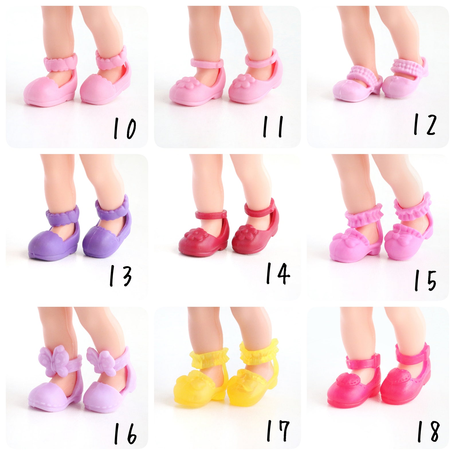 Barbie Kelly Doll Shoes Chelsea Doll Shoes Mini Barbie Shoes Etsy