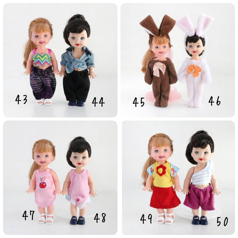 NEW Barbie Kelly Clothes Barbie Chelsea Doll Clothes 4 - Etsy Australia