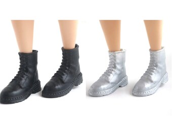 1/6 doll boots for curvy doll 30cm fashion doll 1:6 1/6 scale doll shoes curvy size plat feet shoes