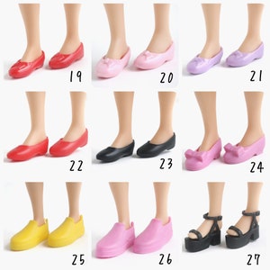 Curvy Barbie Shoes Barbie Flat Foot Doll Shoes Barbie Curvy Shoes Curvy Barbie Sneakers Curvy