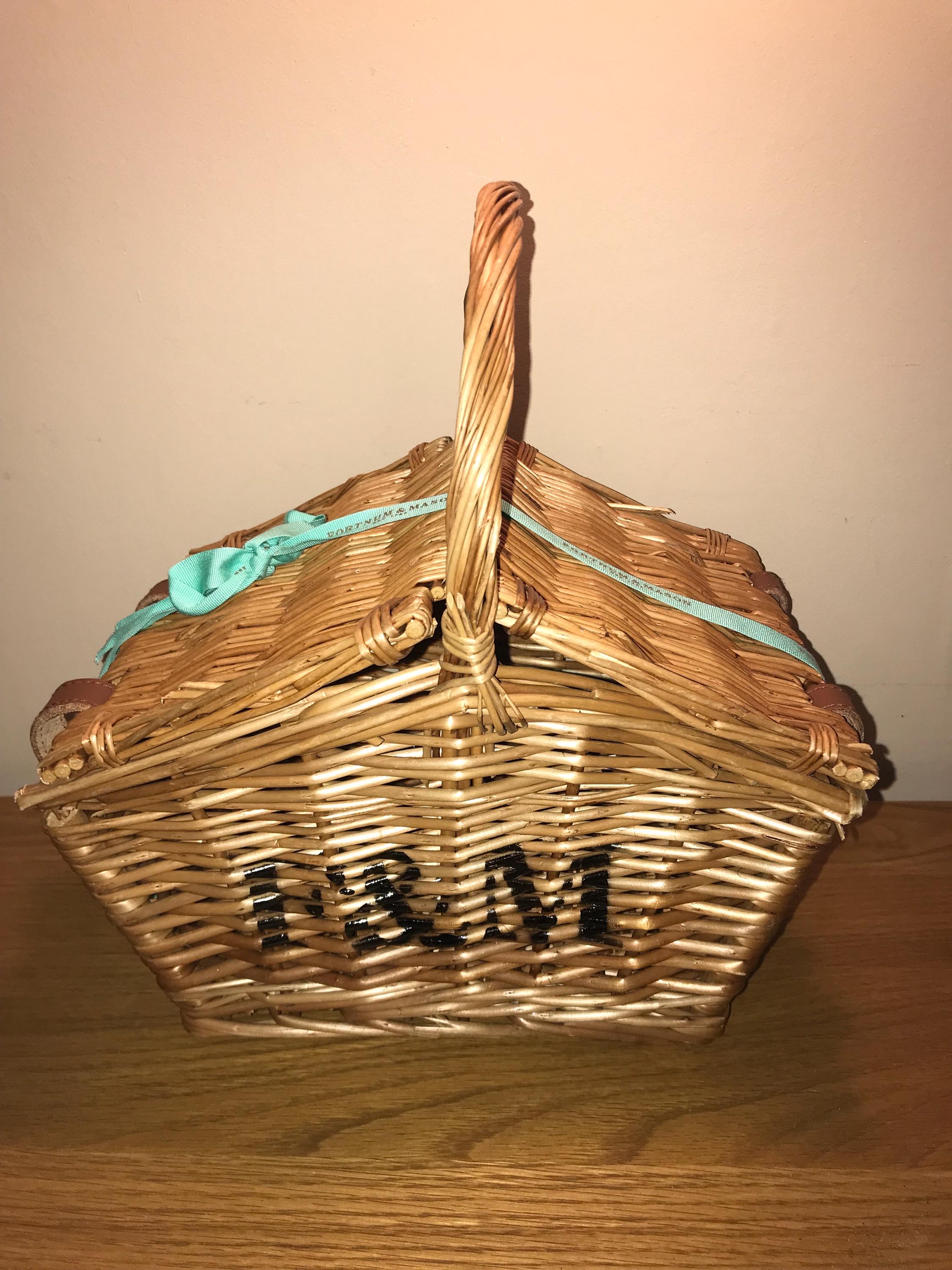 FORTNUM & MASON バスケット ハンパー Fortnum & Mason Mini Huntsman Hamper Basket With Fortnum and