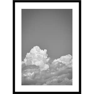 Minimalist Cloud Photography Beach Art Black White Wall Decor Large Print Coastal Style Ocean View Sky Photograph Dramatic Scene Nautical